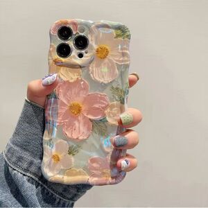 Floral iPhone Case with Raised Flower Design
